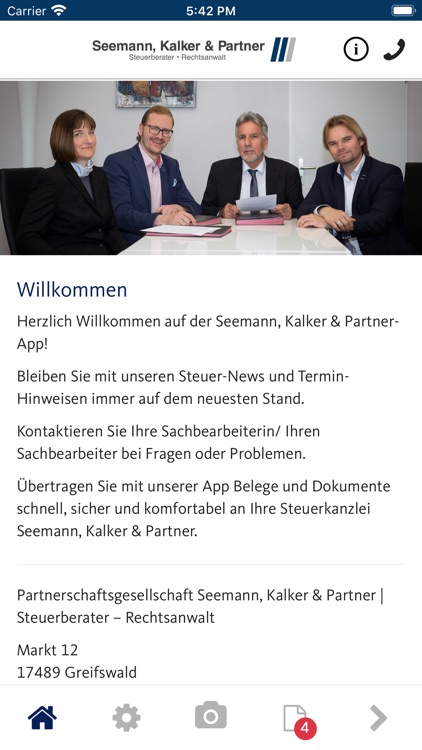 Seemann, Kalker & Partner App