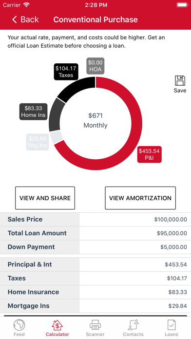 Altra Mobile Mortgage Screenshot