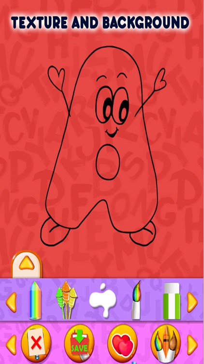Alphabets Coloring Book Pro screenshot-3