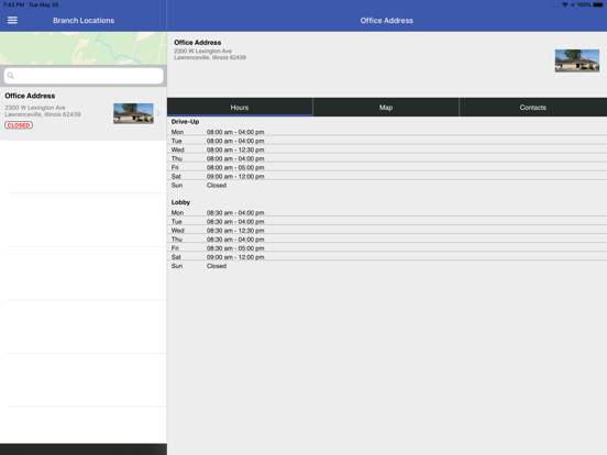 Ambraw FCU iPad screenshot