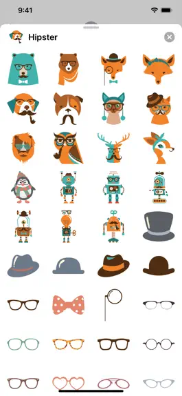 Game screenshot Ultimate Hipster Stickers mod apk