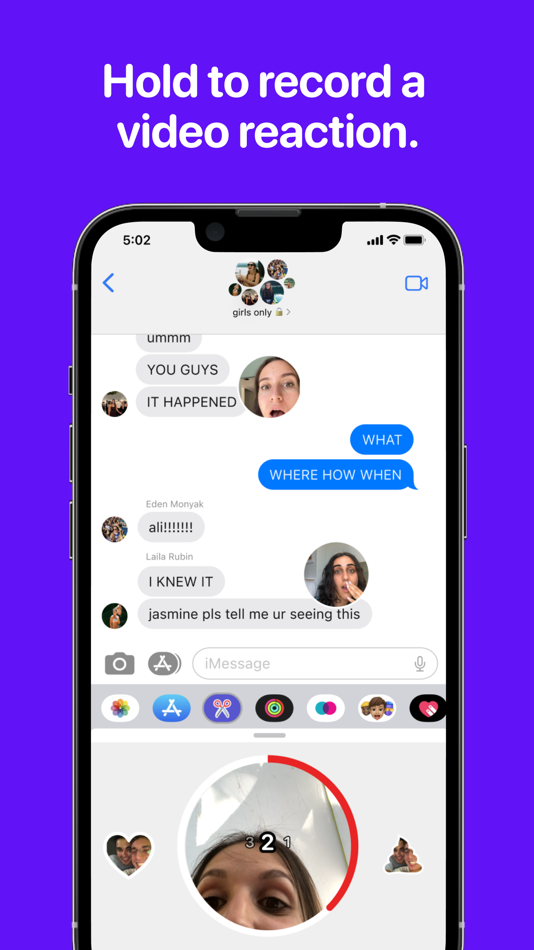 #4. Cutouts: React With Your Face (iOS) Podle: Wellnest, Inc.
