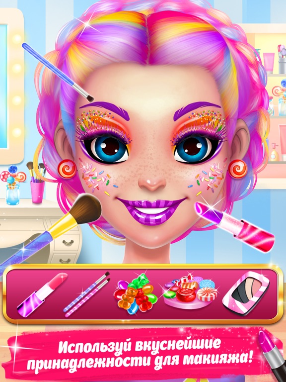 Игра про сладкий макияж для iPad