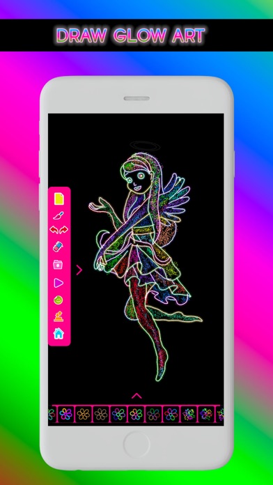 How to cancel & delete Doodle Quick Draw Glowing Arts from iphone & ipad 1