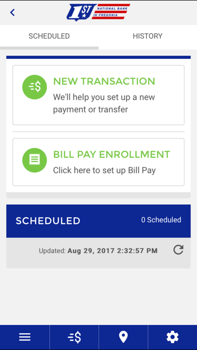 First National Bank Fredonia Screenshot