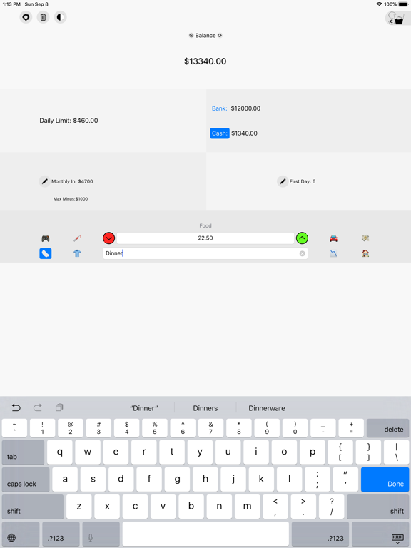 Money'S iPad screenshot
