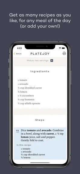 Game screenshot PlateJoy apk