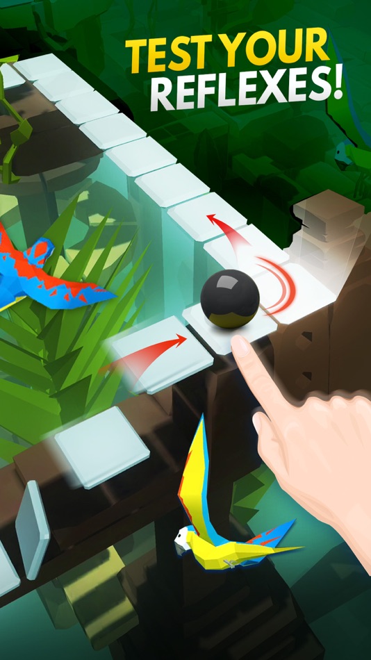 #4. Dancing Ball World: Music Game (iOS) Podle: Forward Vision Corporation Limited