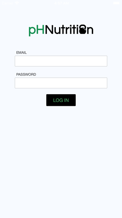 pH Nutrition Screenshot