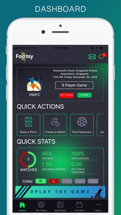 Footsy App Screenshot 1 - AppWisp.com