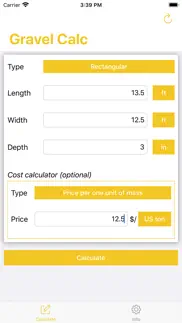 gravel calculator - calc iphone screenshot 1