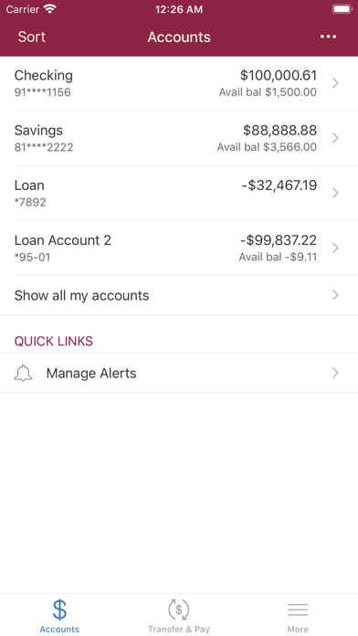 Kahoka State Bank Screenshot