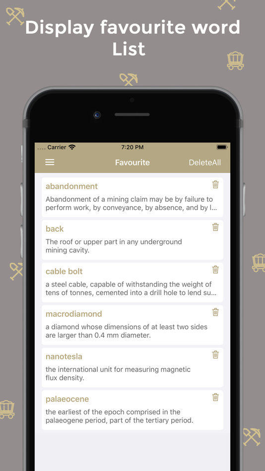 #5. Mining Dictionary - Offline (iOS) 由: Puju Dekivadiya