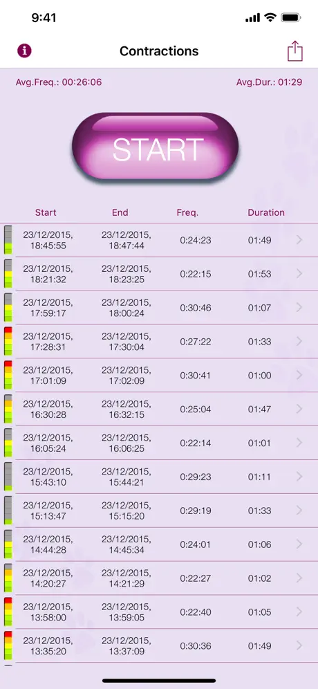 My Contraction Tracker