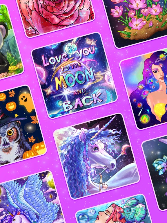 Tap Color - Paint by Number iPad screenshot 8 - Games app