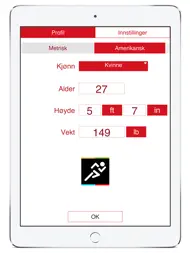 Kaloriforbrenningen med løping ipad bilder 1