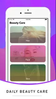 daily beauty care iphone screenshot 1