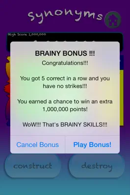 Game screenshot Brainy Skills Synonym Antonym hack