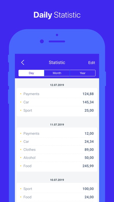 Screenshot #3 pour Piggy: Money & Expense Tracker