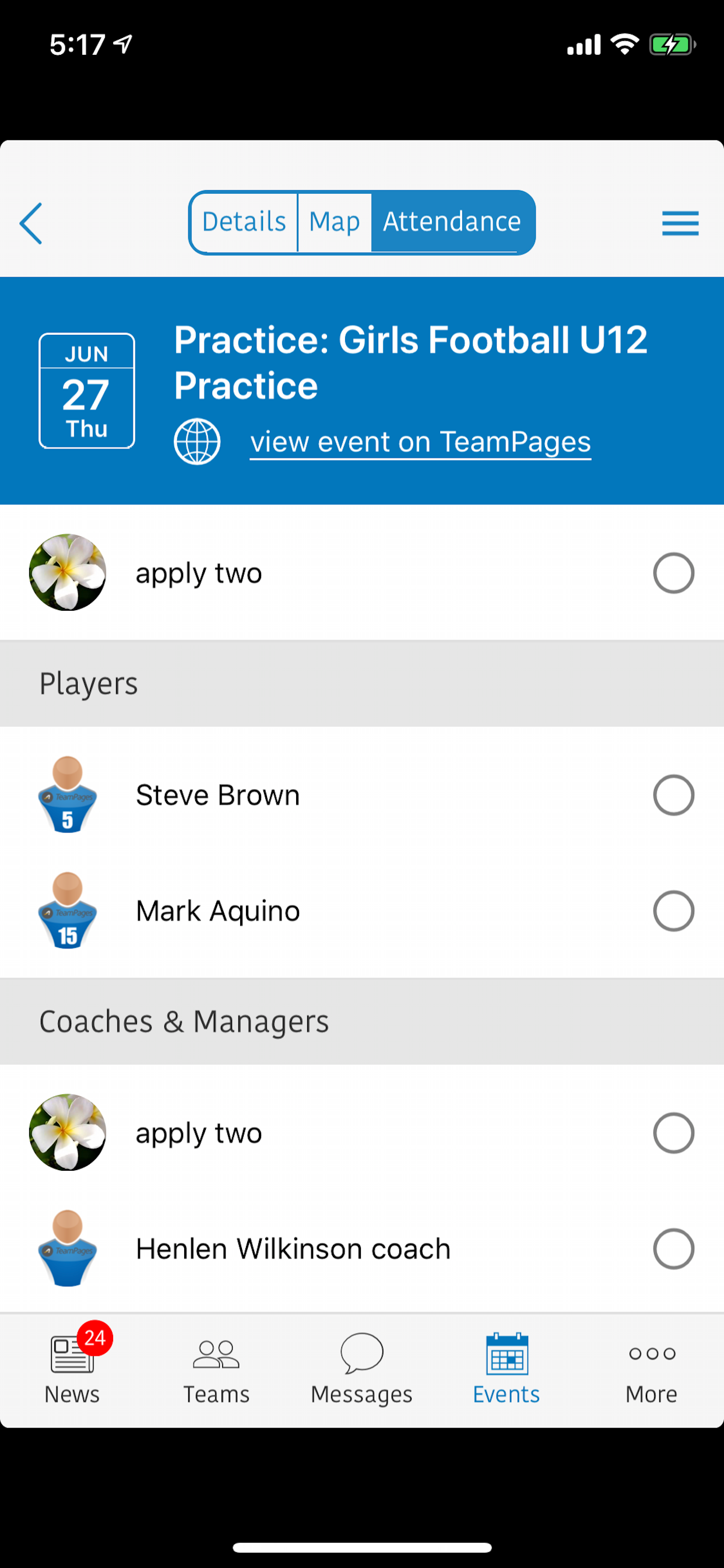TeamPages screenshot 4