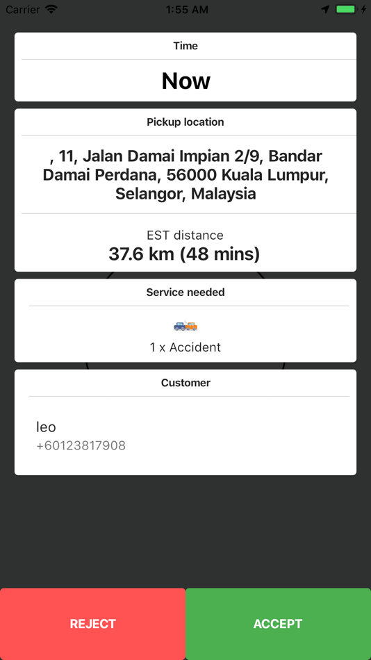 #3. Road Assist(Driver) (iOS) 由: GoGo Empire Sdn Bhd