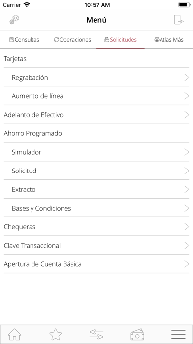 Banco Atlas Mobile Screenshot