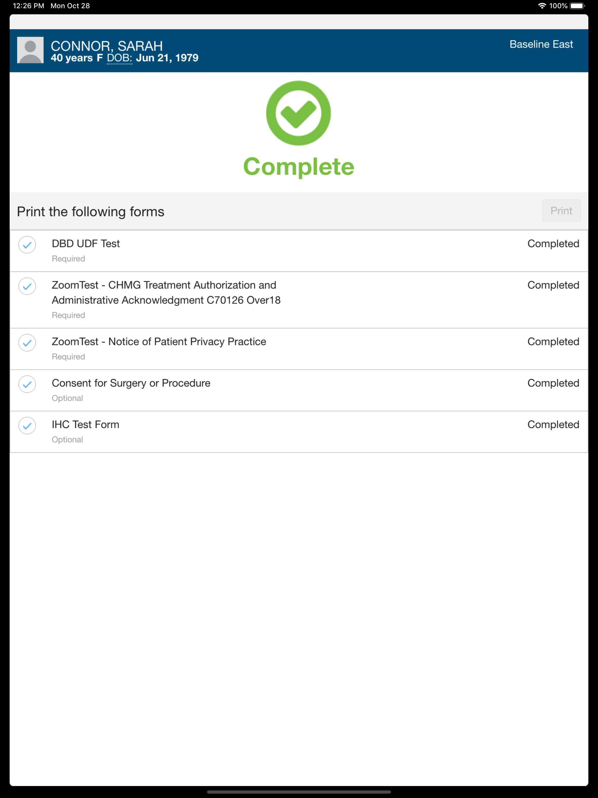 Patient eSignature screenshot 8