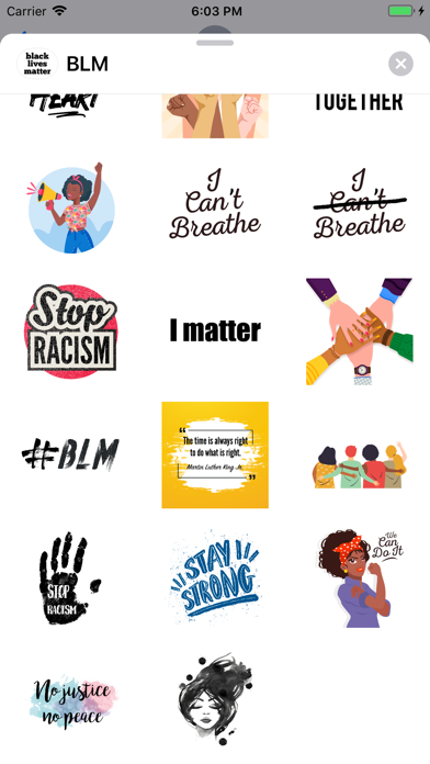 Screenshot #2 pour BLM Black Lives Matter Sticker