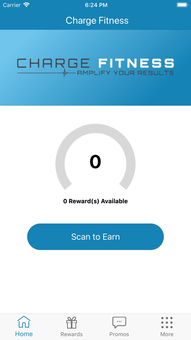 Charge Fitness Rewards app screenshot