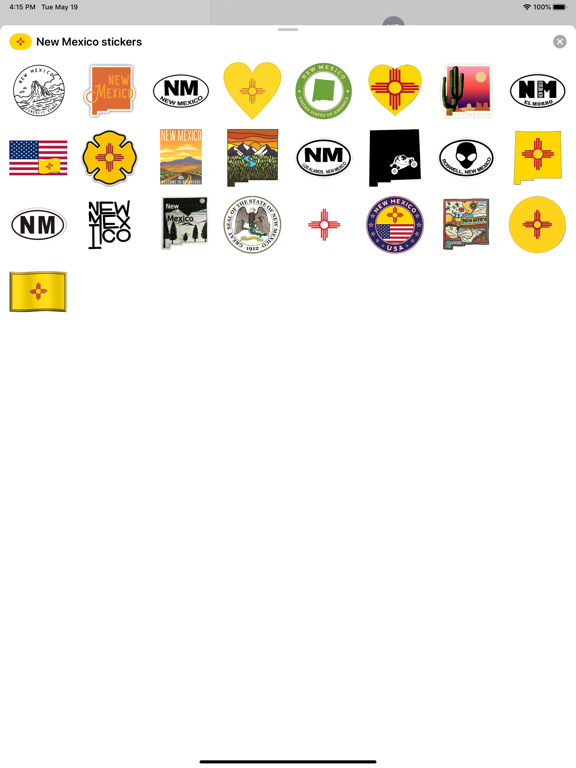 Screenshot #4 pour New Mexico USA emoji stickers