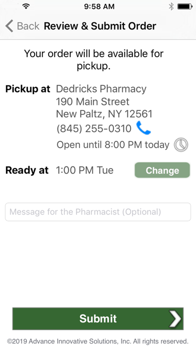Screenshot #3 pour Dedricks Pharmacy & Gift Shop