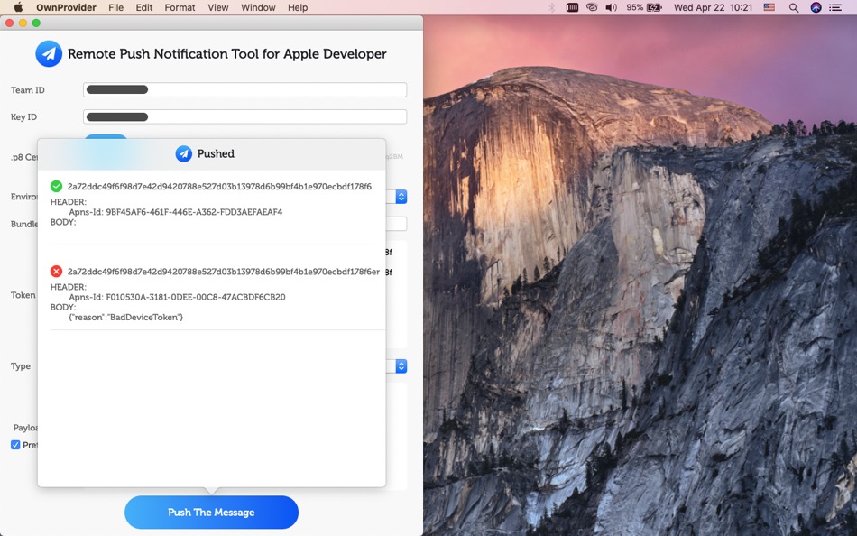 #1. OwnProvider - Effortless APNs (macOS) โดย: 光明 胡