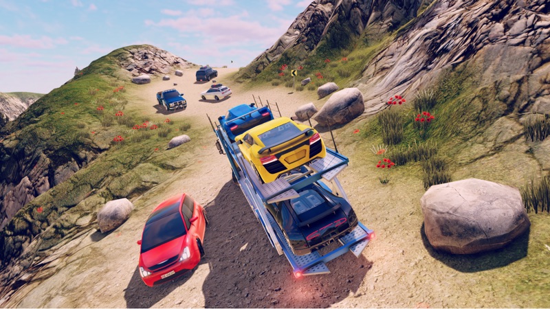 John: Truck Car Transport Sim screenshot 2