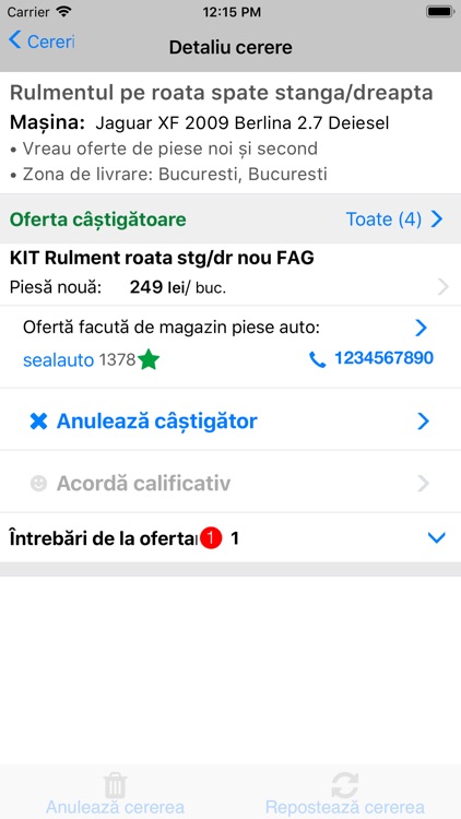 Piese auto noi si dezmembrari screenshot-3