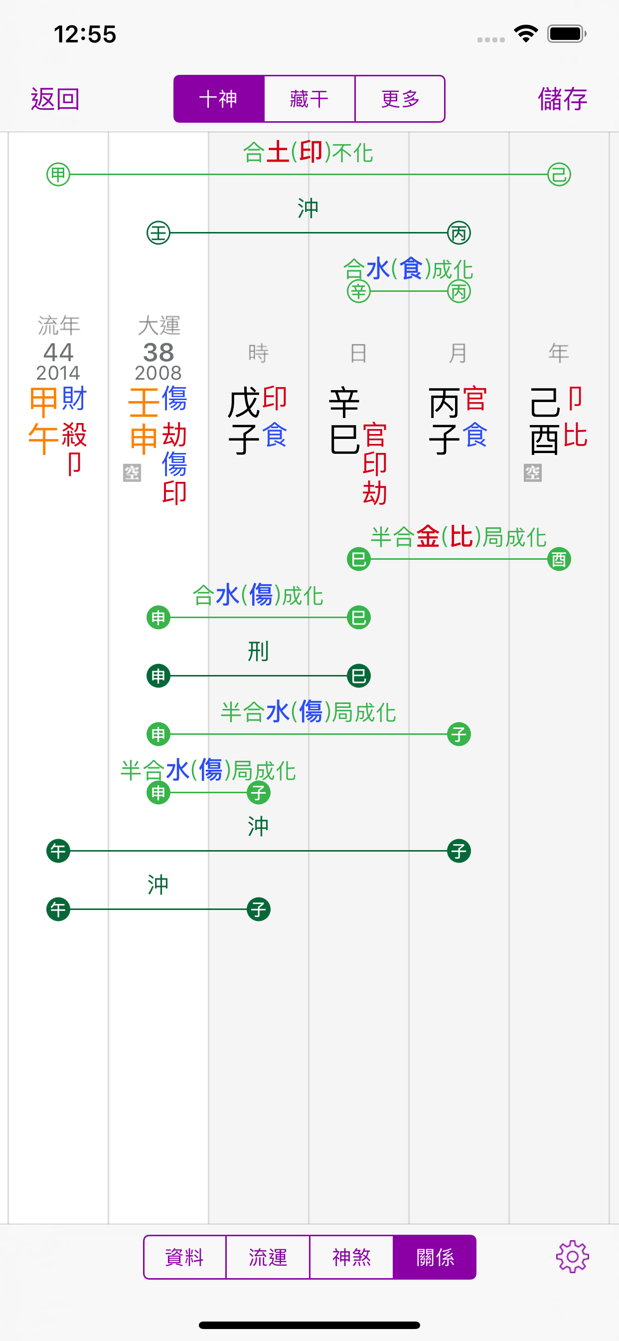 十三行八字 2008 for iPhone