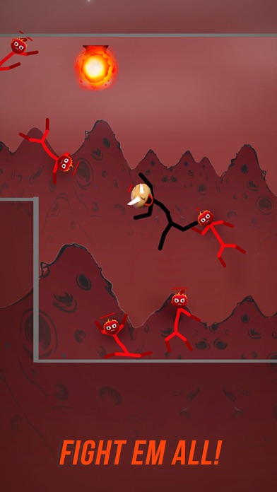 Baldy Stickman Fight Adventure screenshot 4