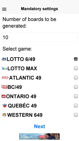 Game screenshot SlickLotto Canada hack