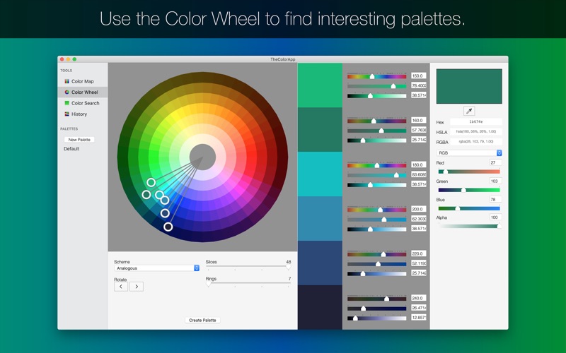 Screenshot #1 pour The Color App