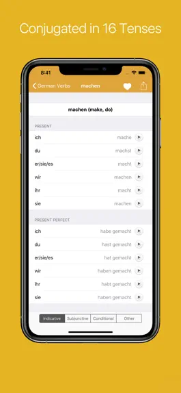 Game screenshot German Verb Conjugator apk