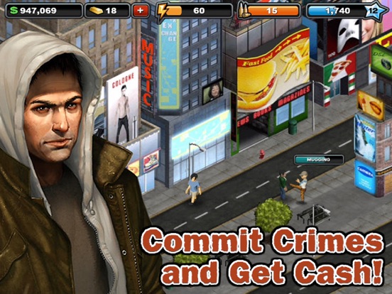 Crime City iPad app afbeelding 5