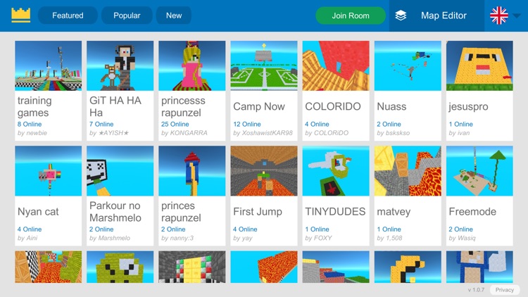 Parkour Craft:Online PvP Games