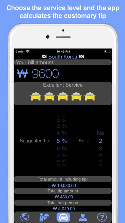 Ultimate Travel Tip Calculator