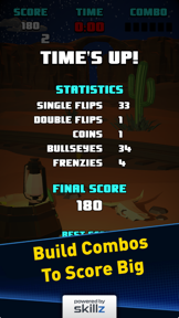 Flippy Knife Throw Skillz Game screenshot