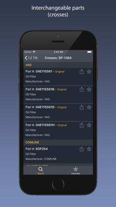 AutoParts for VW screenshot 5