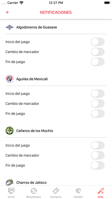 Águilas de Mexicali Oficial Screenshot