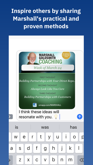 Marshall Goldsmith Coaching Screenshot