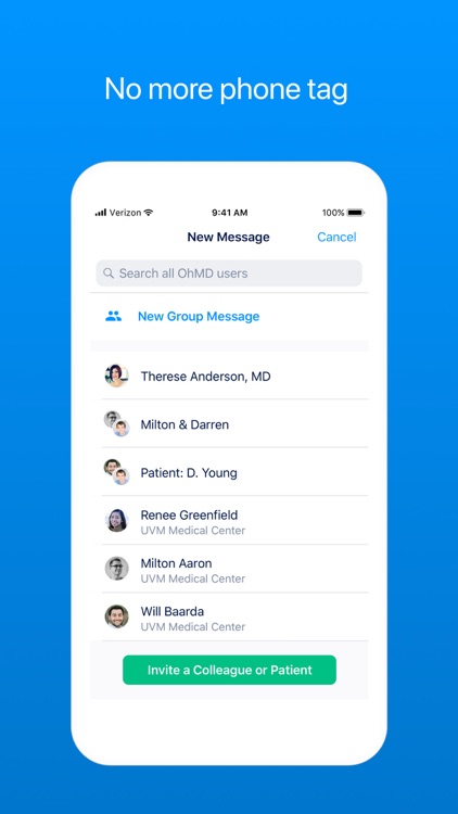 OhMD HIPAA Compliant Texting screenshot-3