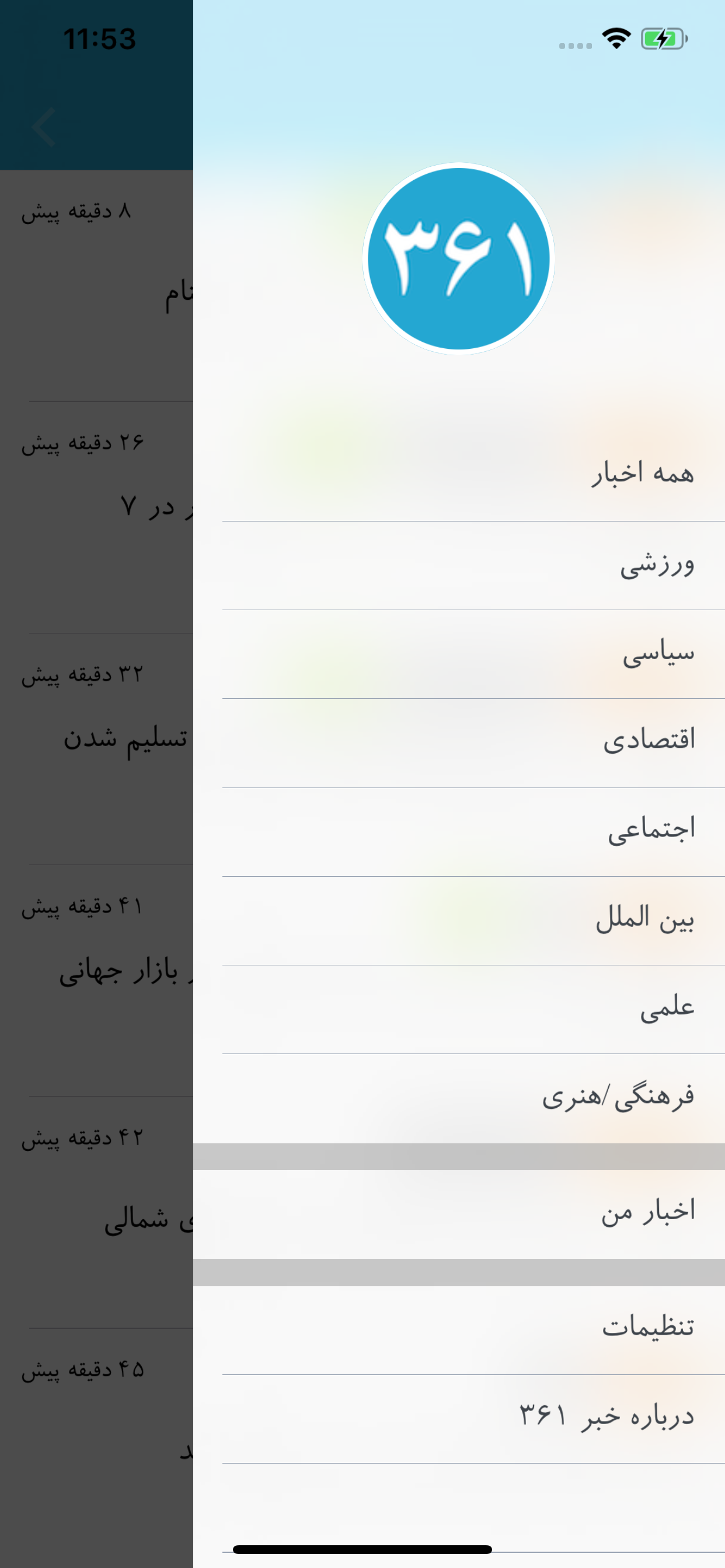 خبر ۳۶۱