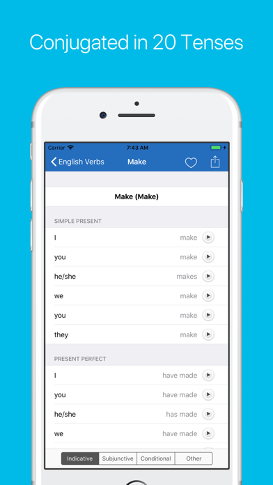 English Verb Conjugatorのおすすめ画像2