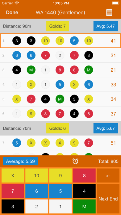 Archery Scoresheetsのおすすめ画像1